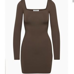 Aritzia babaton squareneck dress